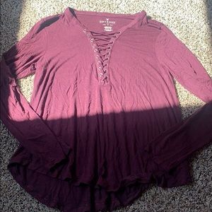 flowy long sleeve top